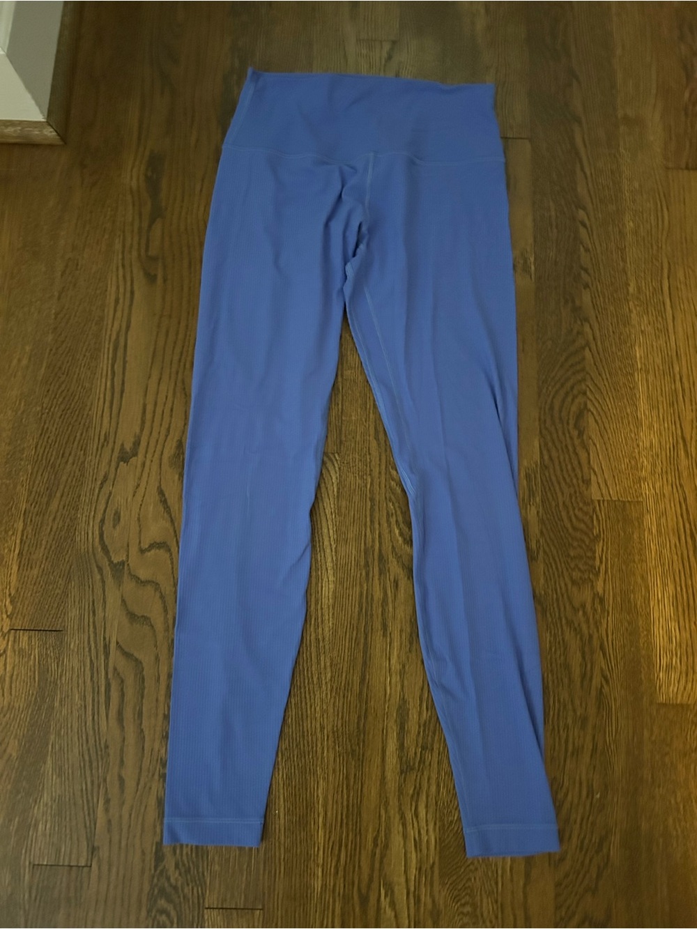 EUC Lululemon Align ribbed pant 28" wild indigo color - size 8